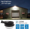 120W LED Barn Light - 18000Lm Dusk to Dawn Outdoor Security Lighting with Photocell, 5000K Daylight, ETL&DLC Listed Waterproof, Perfect for Yard and Area Illumination - EstaliosShop