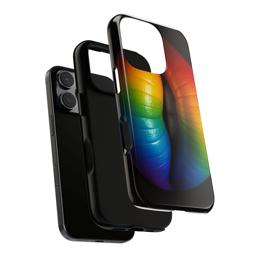 Rainbow Lips Phone Case - Tough Cover for LGBTQ+ Pride - Estalios