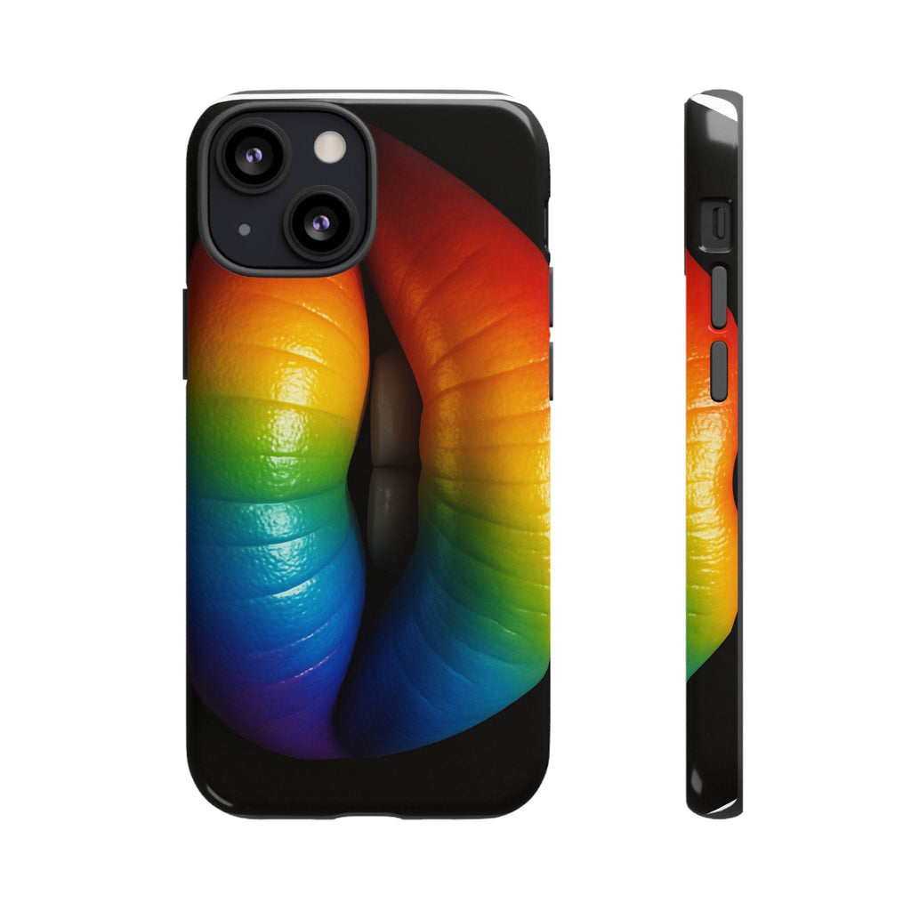Rainbow Lips Phone Case - Tough Cover for LGBTQ+ Pride - Estalios