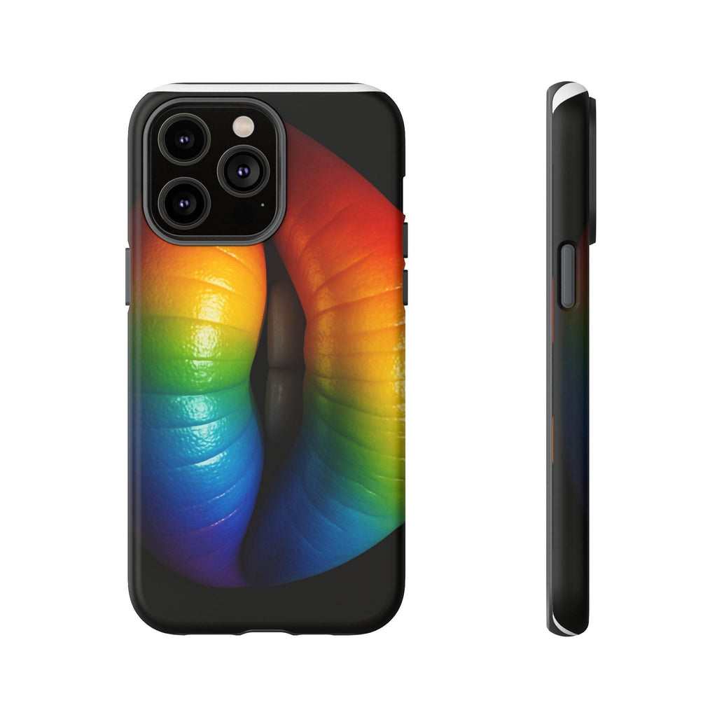 Rainbow Lips Phone Case - Tough Cover for LGBTQ+ Pride - Estalios