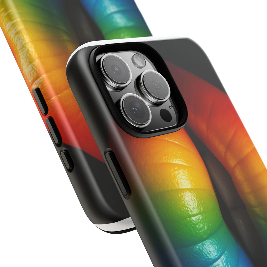 Rainbow Lips Phone Case - Tough Cover for LGBTQ+ Pride - Estalios