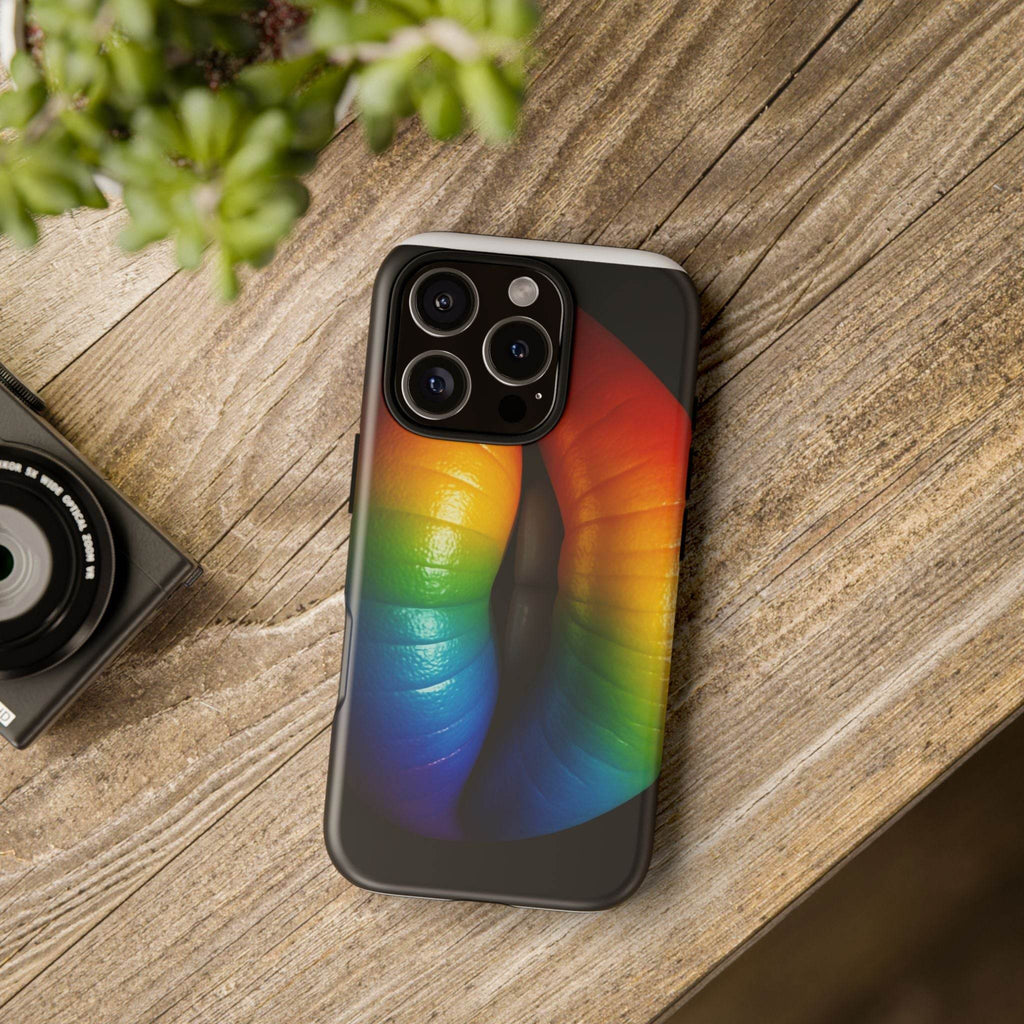 Rainbow Lips Phone Case - Tough Cover for LGBTQ+ Pride - Estalios