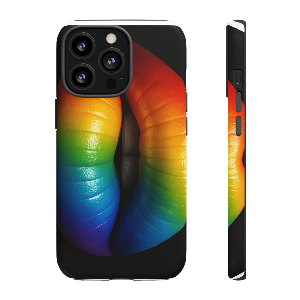 Rainbow Lips Phone Case - Tough Cover for LGBTQ+ Pride - Estalios