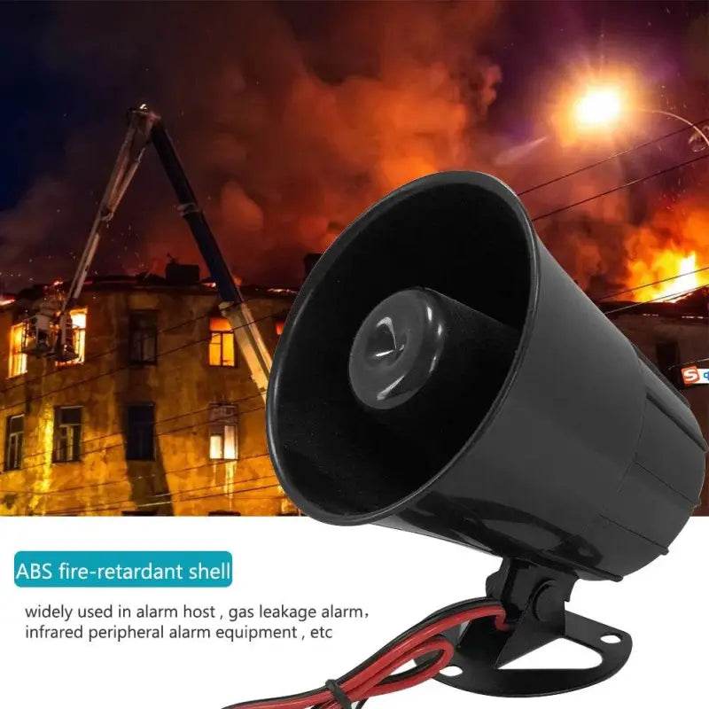 125dB Loud Warning Alarm Siren Universal for Car Auto Motorcycle Truck 12V 24V - Estalios