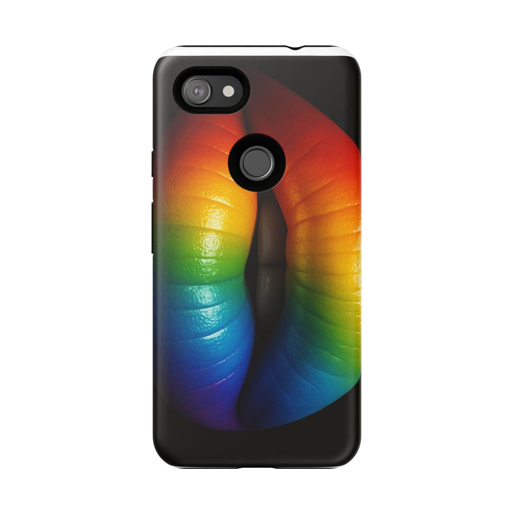 Rainbow Lips Phone Case - Tough Cover for LGBTQ+ Pride - Estalios