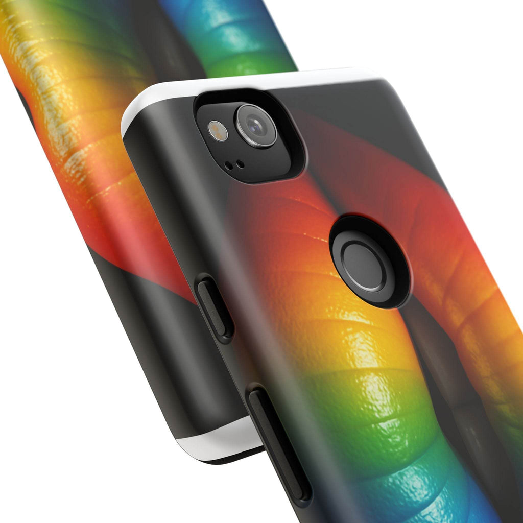 Rainbow Lips Phone Case - Tough Cover for LGBTQ+ Pride - Estalios
