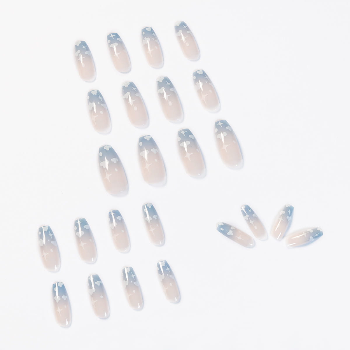 Effortless Style with Soft Finish False Nails