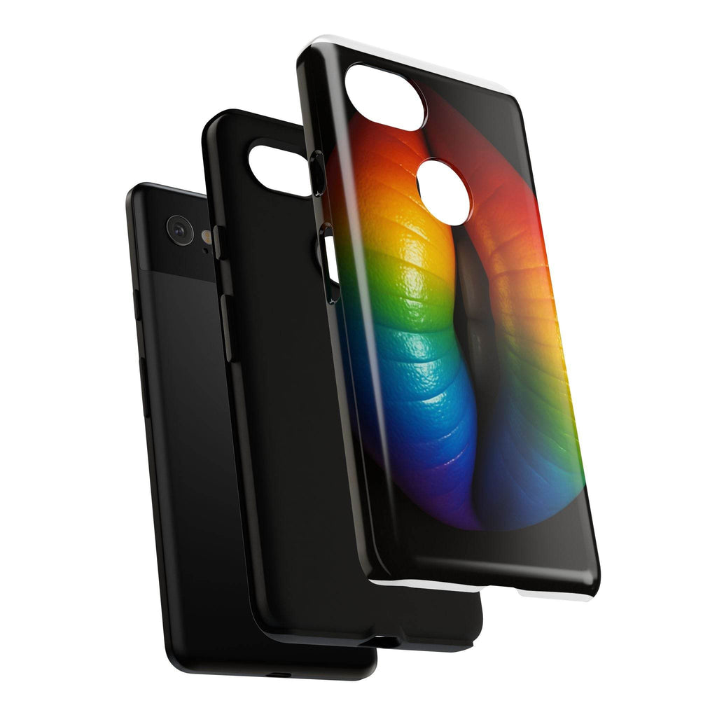 Rainbow Lips Phone Case - Tough Cover for LGBTQ+ Pride - Estalios