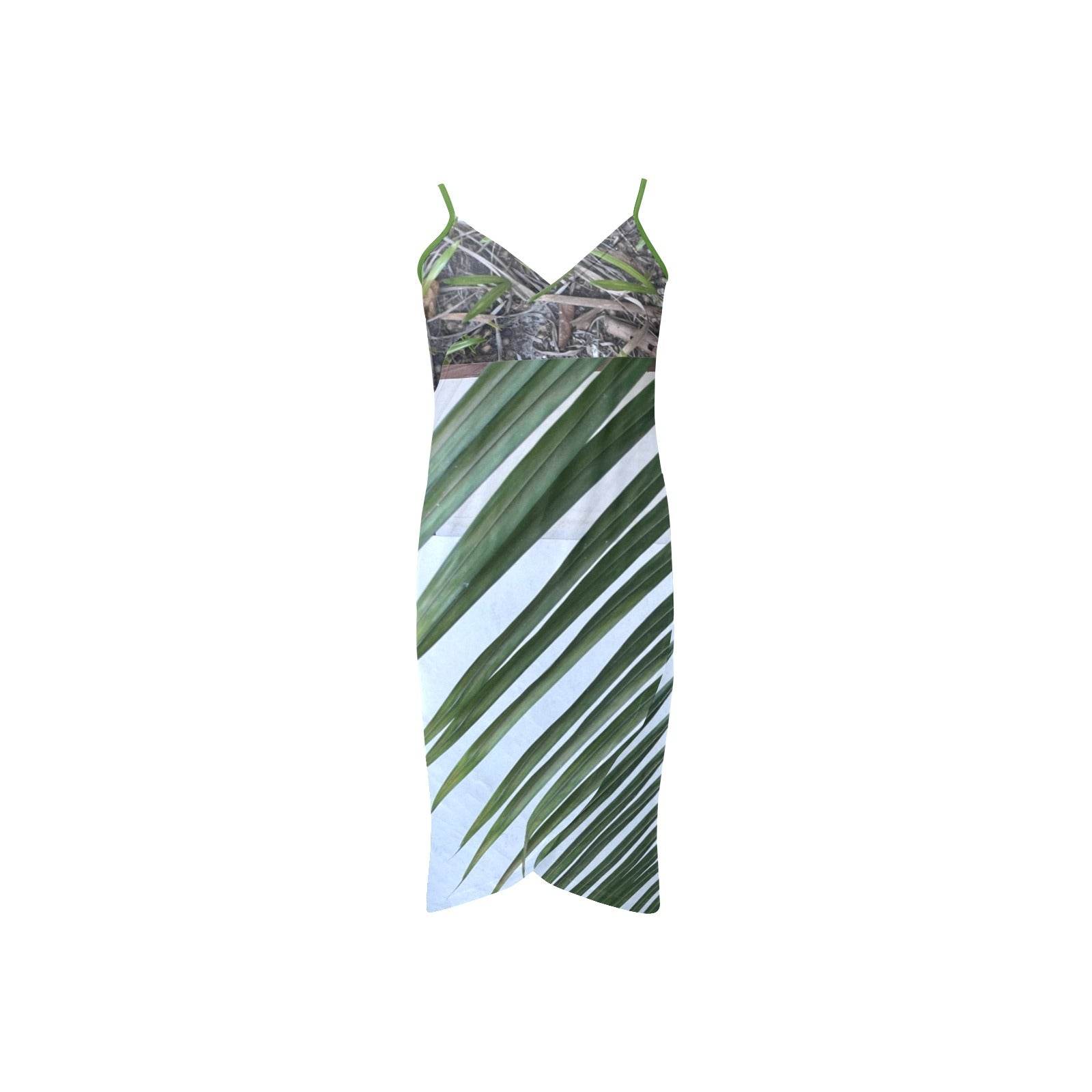 Spaghetti Strap Backless Beach Dress (D65) - Estalios