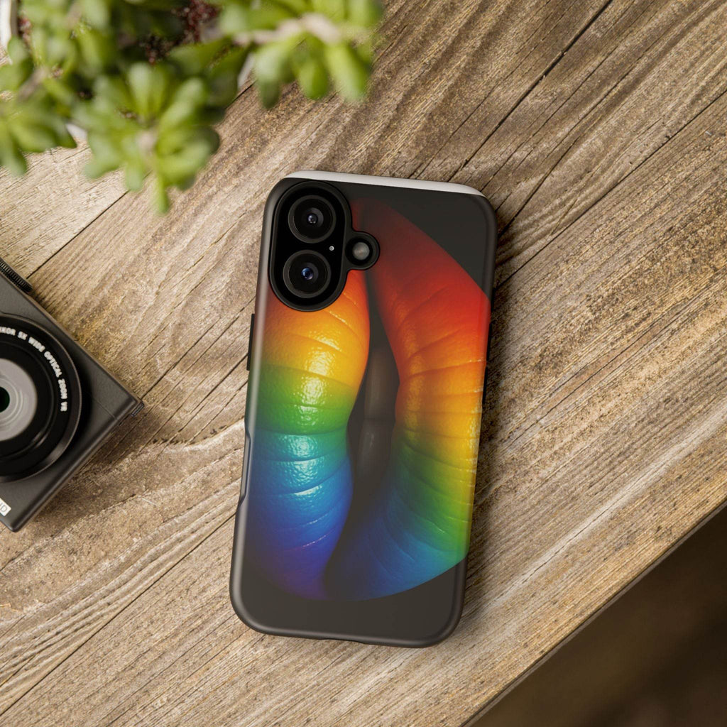 Rainbow Lips Phone Case - Tough Cover for LGBTQ+ Pride - Estalios