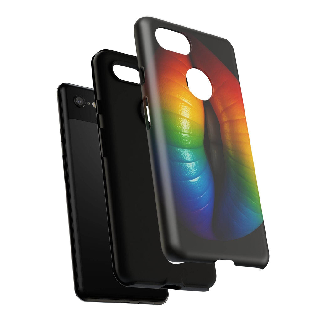 Rainbow Lips Phone Case - Tough Cover for LGBTQ+ Pride - Estalios