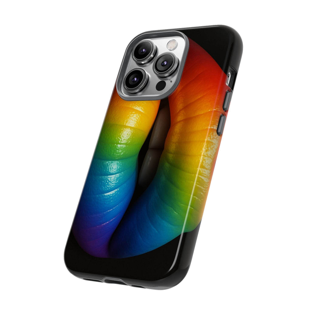 Rainbow Lips Phone Case - Tough Cover for LGBTQ+ Pride - Estalios