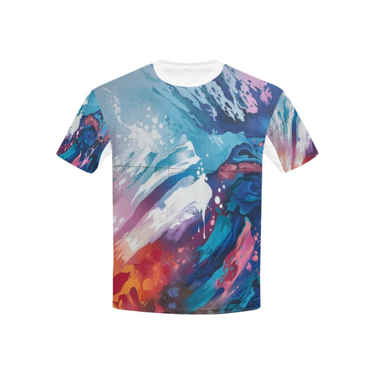 Kid's AOP T-shirt USA Size for Comfortable Everyday Wear - Estalios