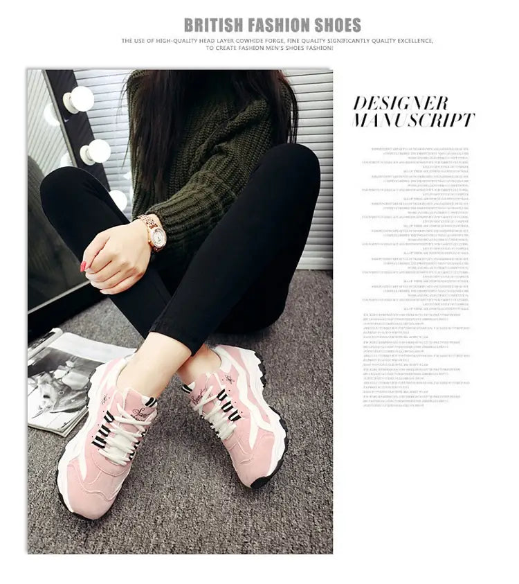 Spring New Low-top Platform Casual Sneaker Women