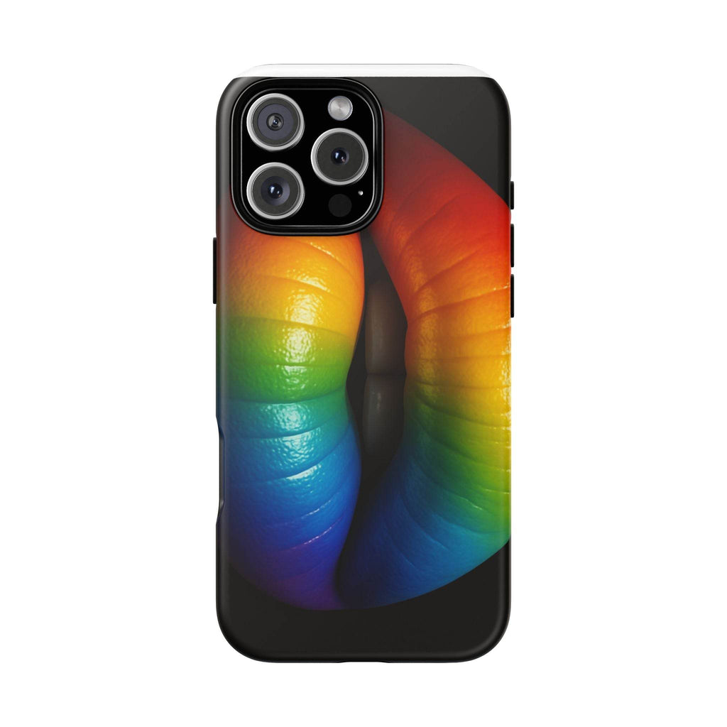 Rainbow Lips Phone Case - Tough Cover for LGBTQ+ Pride - Estalios