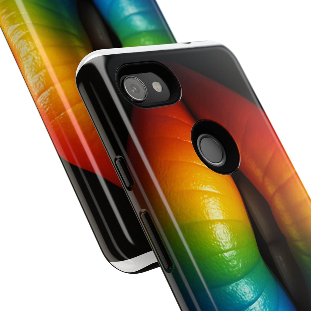 Rainbow Lips Phone Case - Tough Cover for LGBTQ+ Pride - Estalios