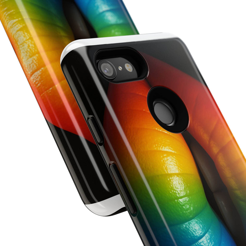 Rainbow Lips Phone Case - Tough Cover for LGBTQ+ Pride - Estalios