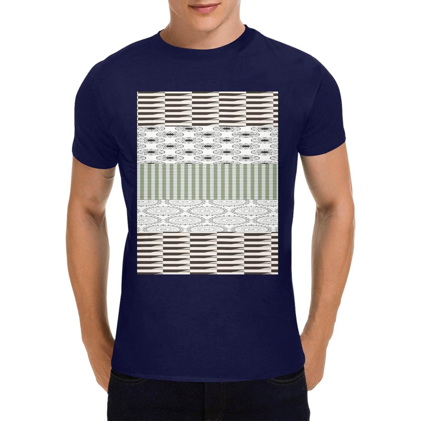 Men Heavy Cotton T-Shirt Front Print Made in USA - Estalios