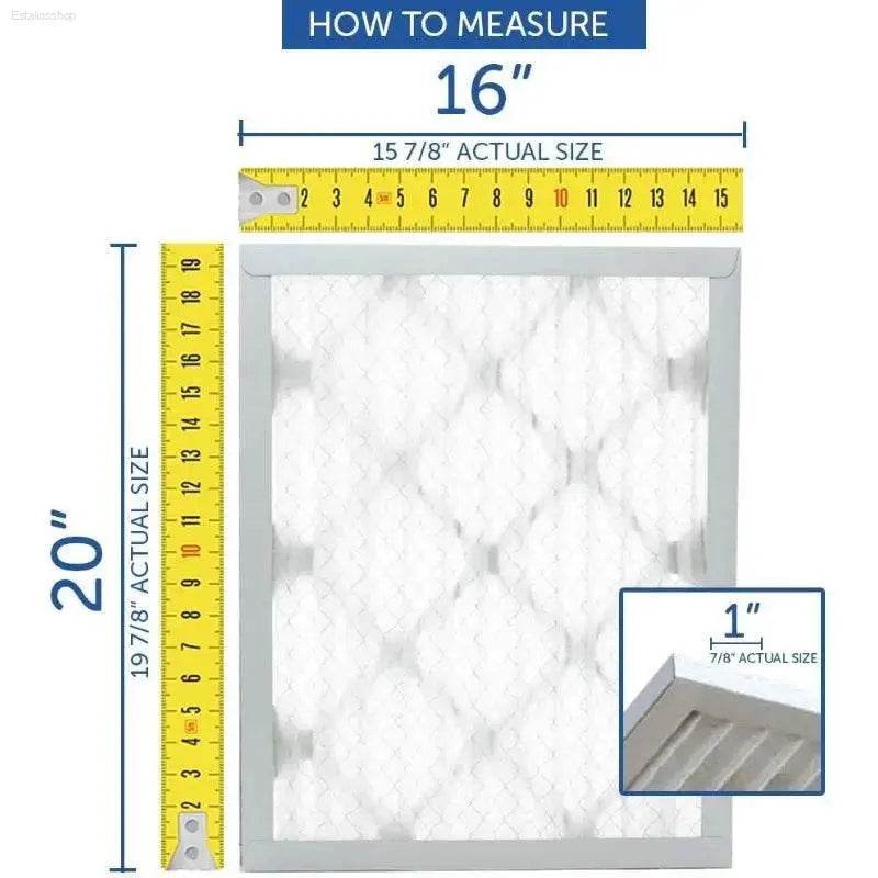 14x25x2 Pleated Air Filter Merv 11, 6 Pack Made in USA - Estalios
