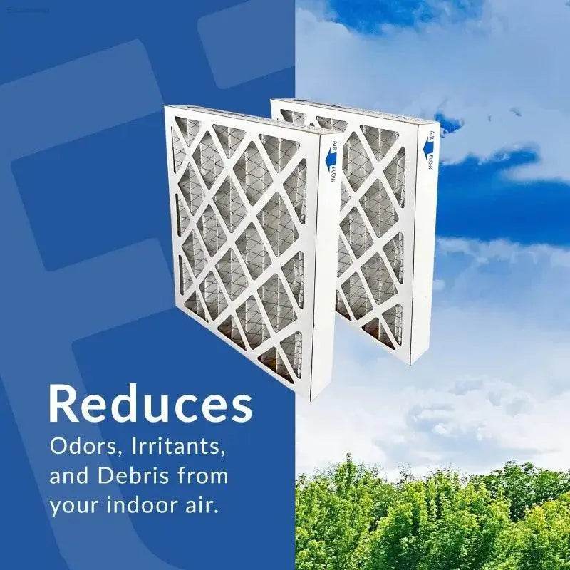 14x25x2 Pleated Air Filter Merv 11, 6 Pack Made in USA - Estalios