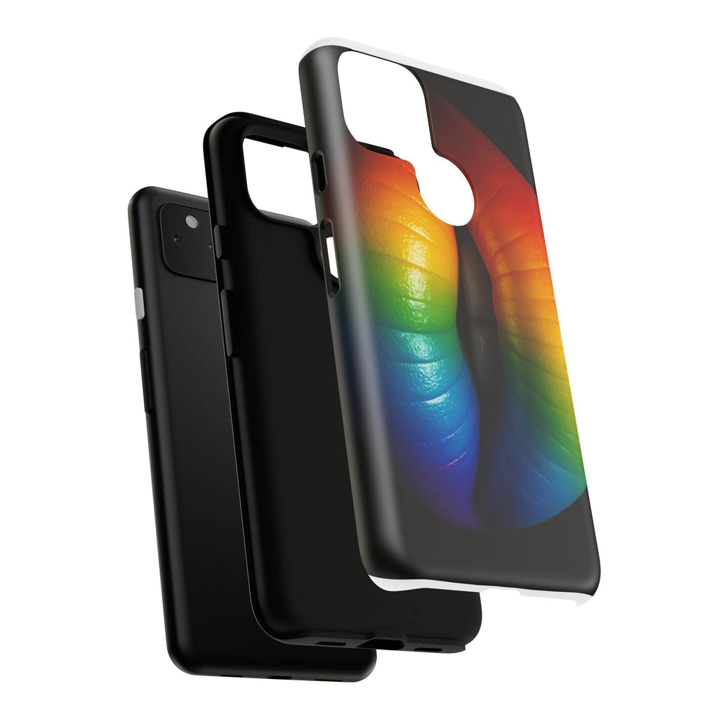 Rainbow Lips Phone Case - Tough Cover for LGBTQ+ Pride - Estalios