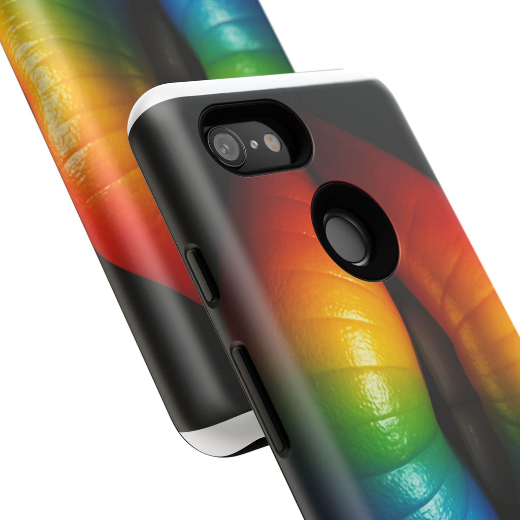 Rainbow Lips Phone Case - Tough Cover for LGBTQ+ Pride - Estalios