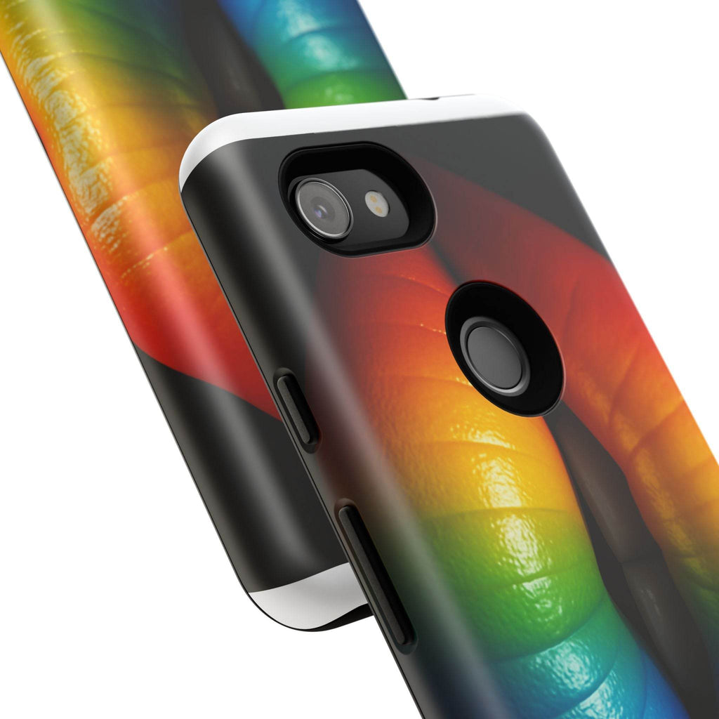 Rainbow Lips Phone Case - Tough Cover for LGBTQ+ Pride - Estalios