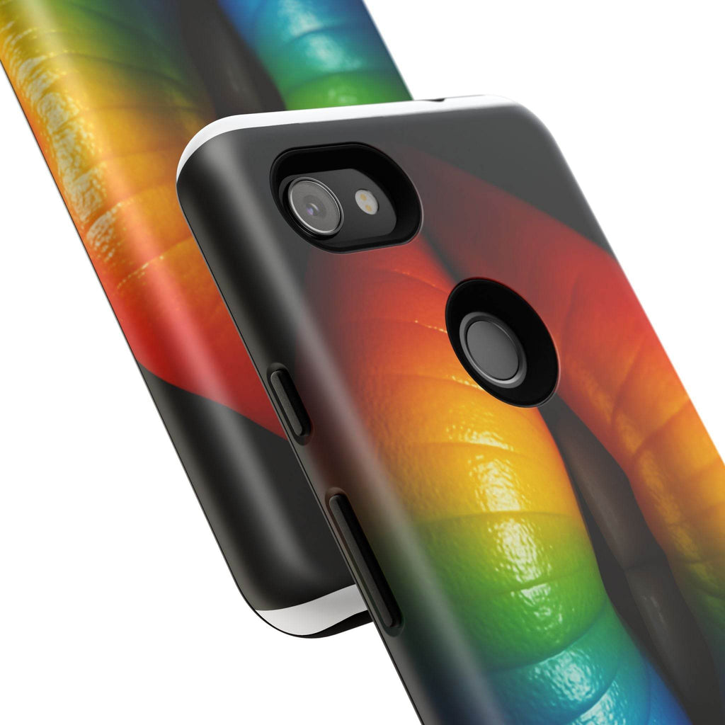 Rainbow Lips Phone Case - Tough Cover for LGBTQ+ Pride - Estalios