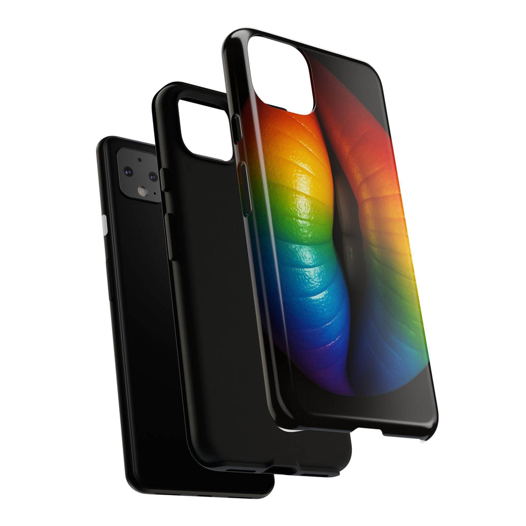Rainbow Lips Phone Case - Tough Cover for LGBTQ+ Pride - Estalios