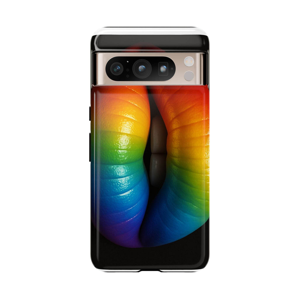 Rainbow Lips Phone Case - Tough Cover for LGBTQ+ Pride - Estalios