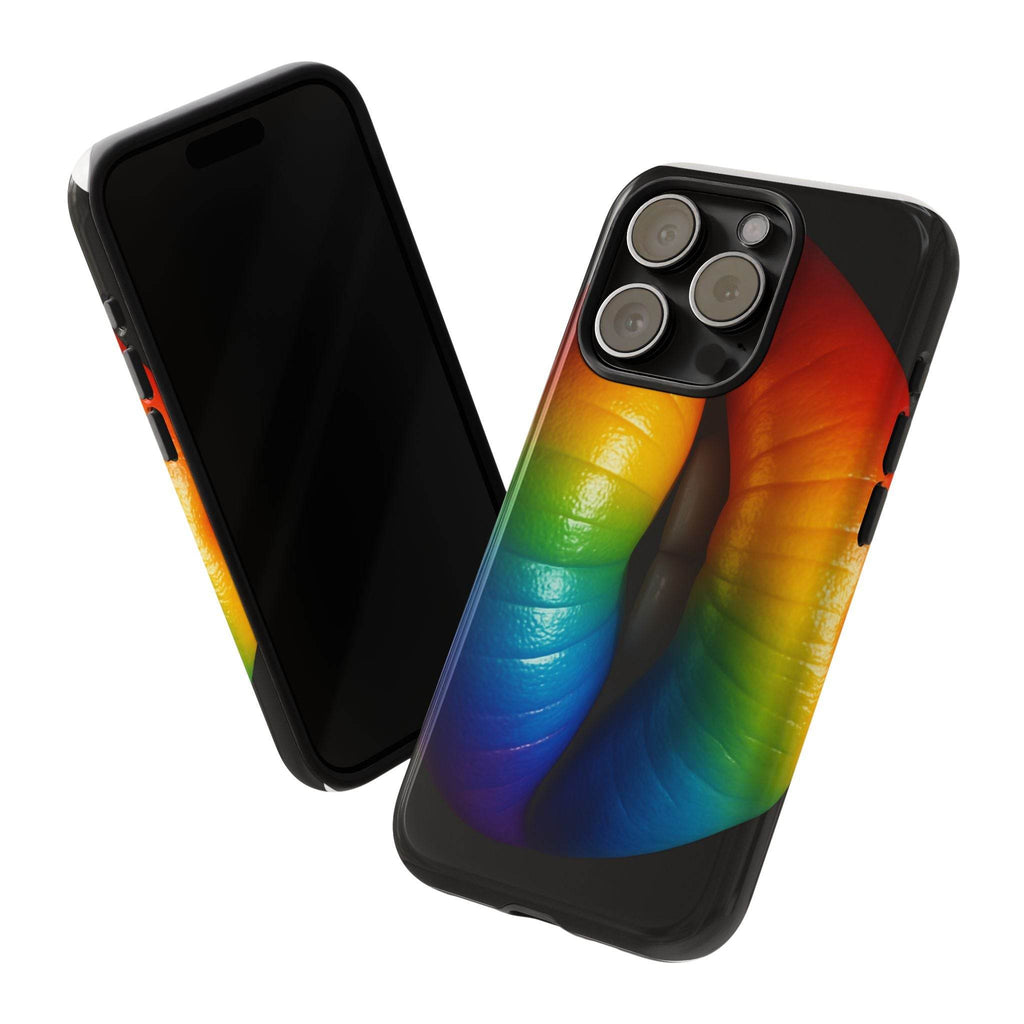 Rainbow Lips Phone Case - Tough Cover for LGBTQ+ Pride - Estalios