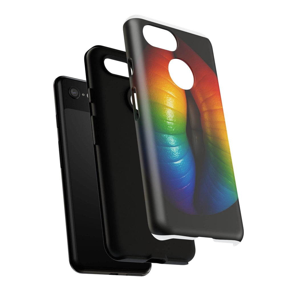 Rainbow Lips Phone Case - Tough Cover for LGBTQ+ Pride - Estalios