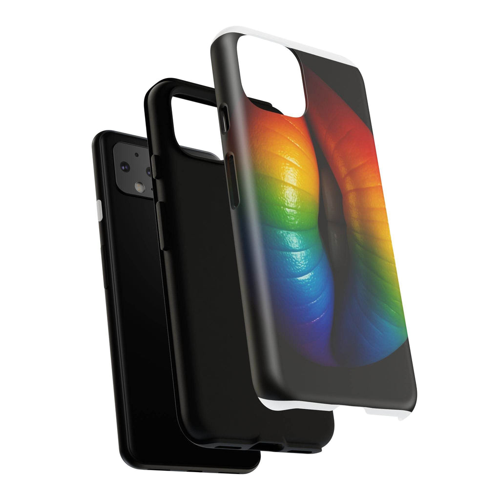 Rainbow Lips Phone Case - Tough Cover for LGBTQ+ Pride - Estalios
