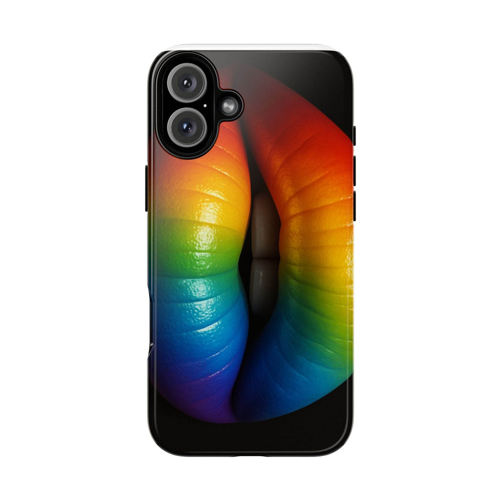 Rainbow Lips Phone Case - Tough Cover for LGBTQ+ Pride - Estalios