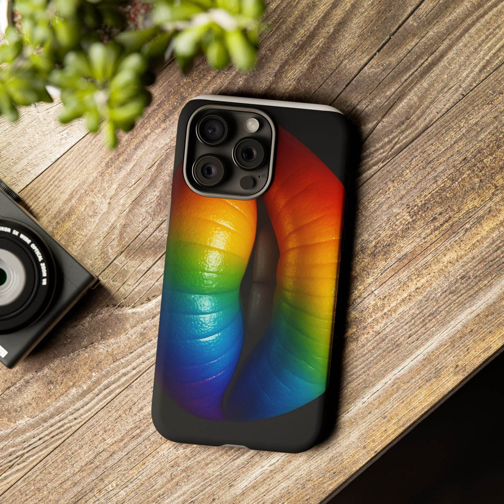Rainbow Lips Phone Case - Tough Cover for LGBTQ+ Pride - Estalios