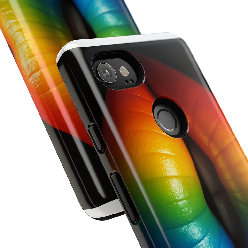 Rainbow Lips Phone Case - Tough Cover for LGBTQ+ Pride - Estalios