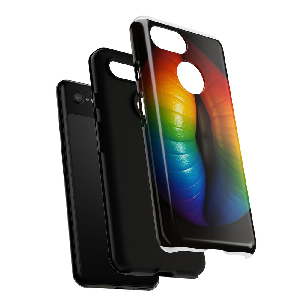 Rainbow Lips Phone Case - Tough Cover for LGBTQ+ Pride - Estalios