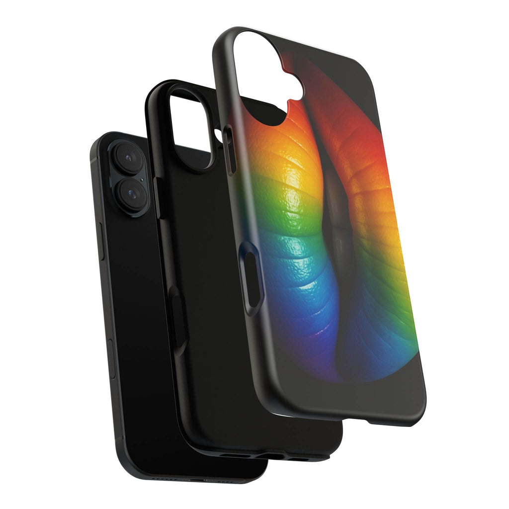 Rainbow Lips Phone Case - Tough Cover for LGBTQ+ Pride - Estalios