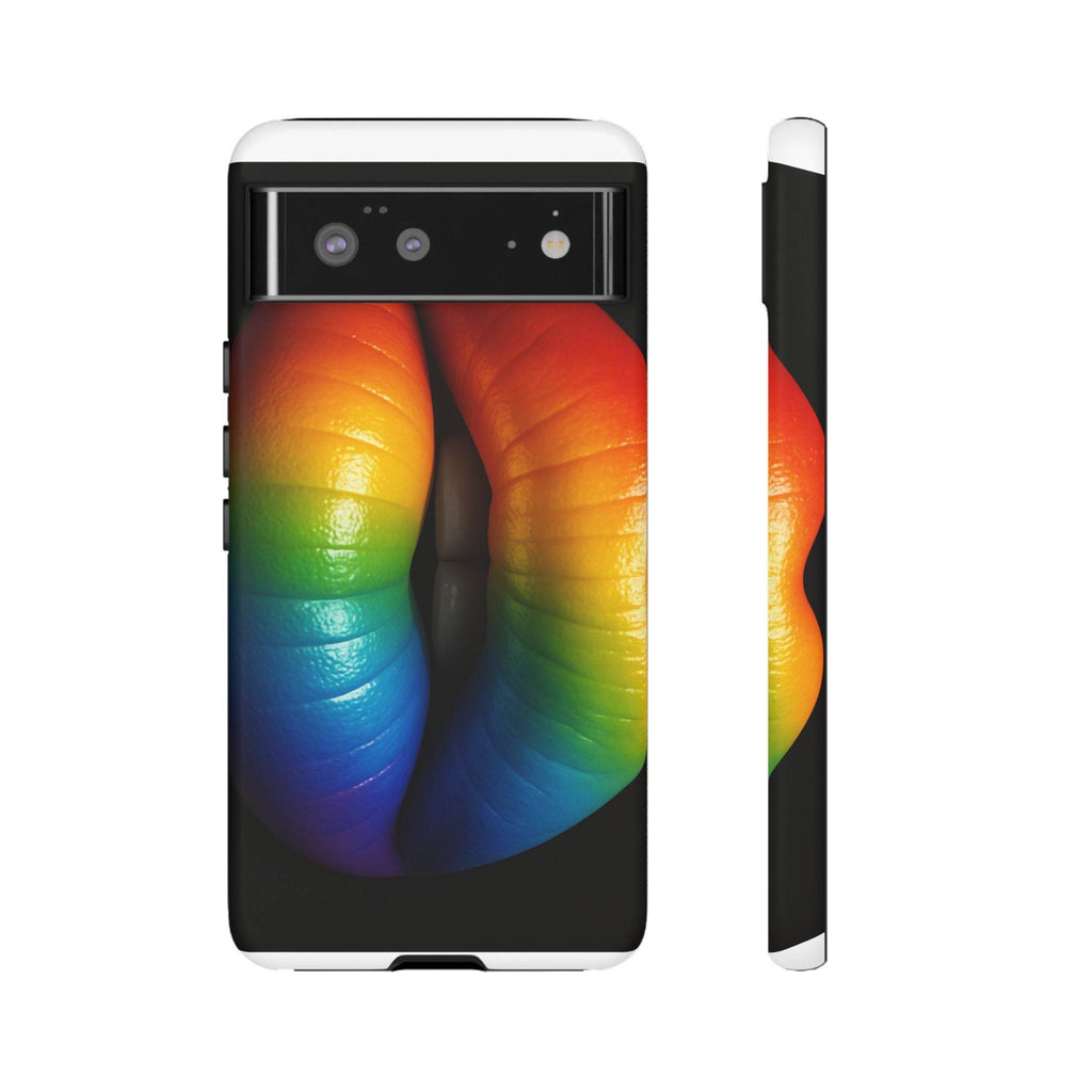 Rainbow Lips Phone Case - Tough Cover for LGBTQ+ Pride - Estalios