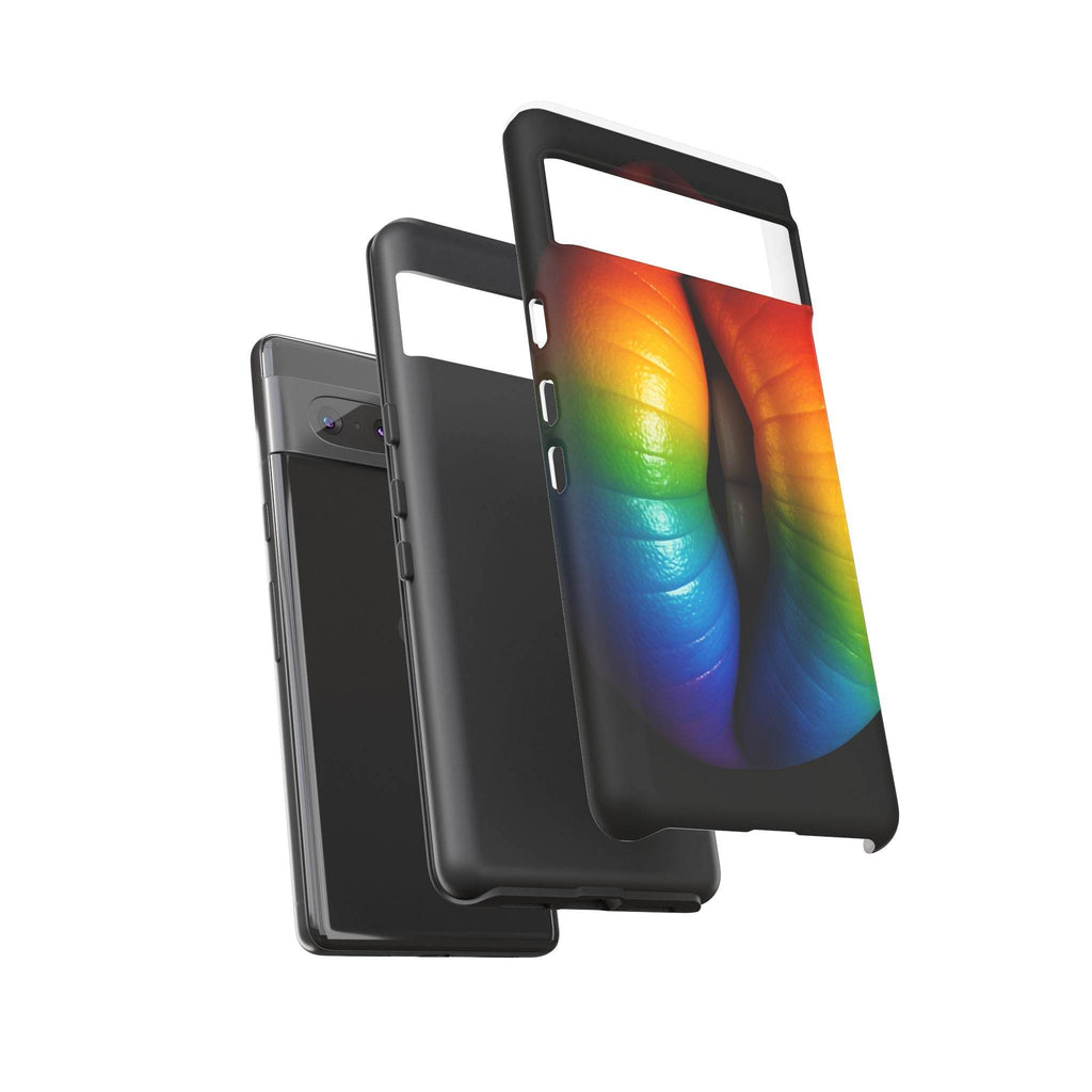 Rainbow Lips Phone Case - Tough Cover for LGBTQ+ Pride - Estalios