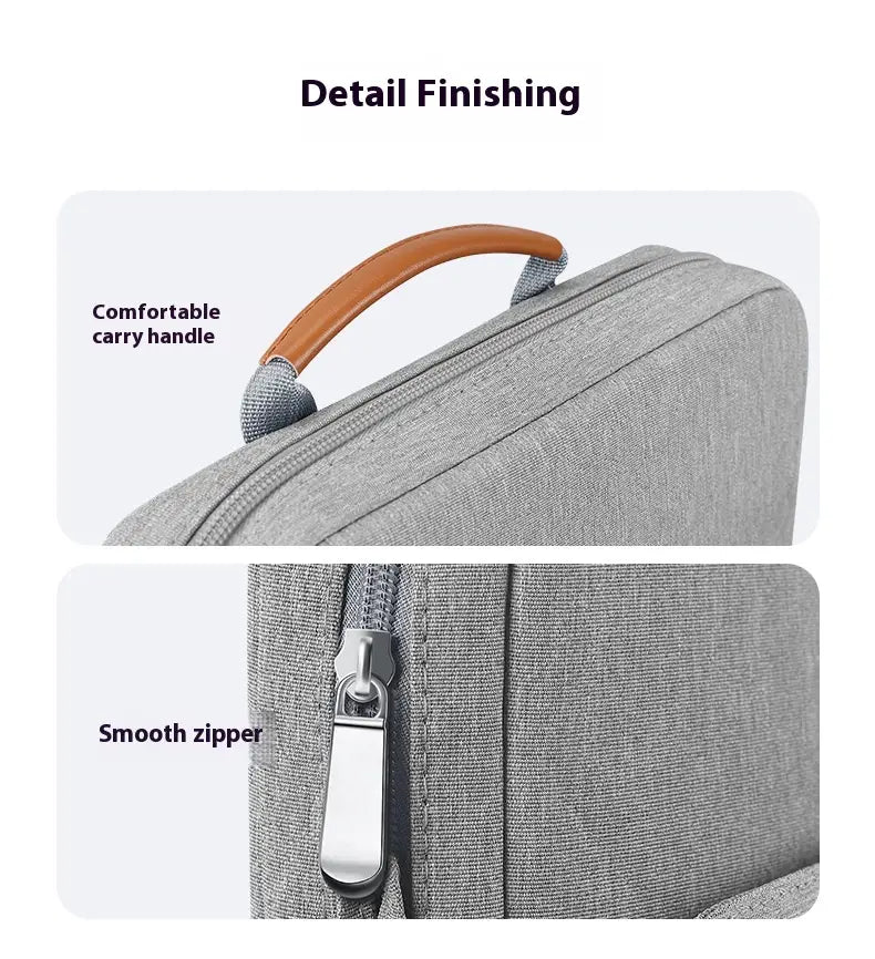 Solid Color Wear-resistant Lightweight Portable Shoulder Crossbody Tablet PC Bag