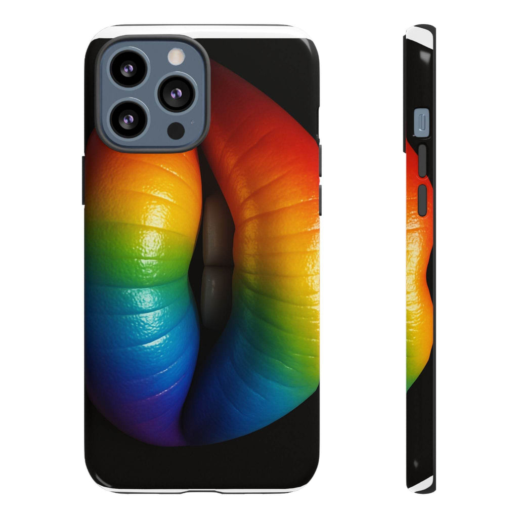 Rainbow Lips Phone Case - Tough Cover for LGBTQ+ Pride - Estalios
