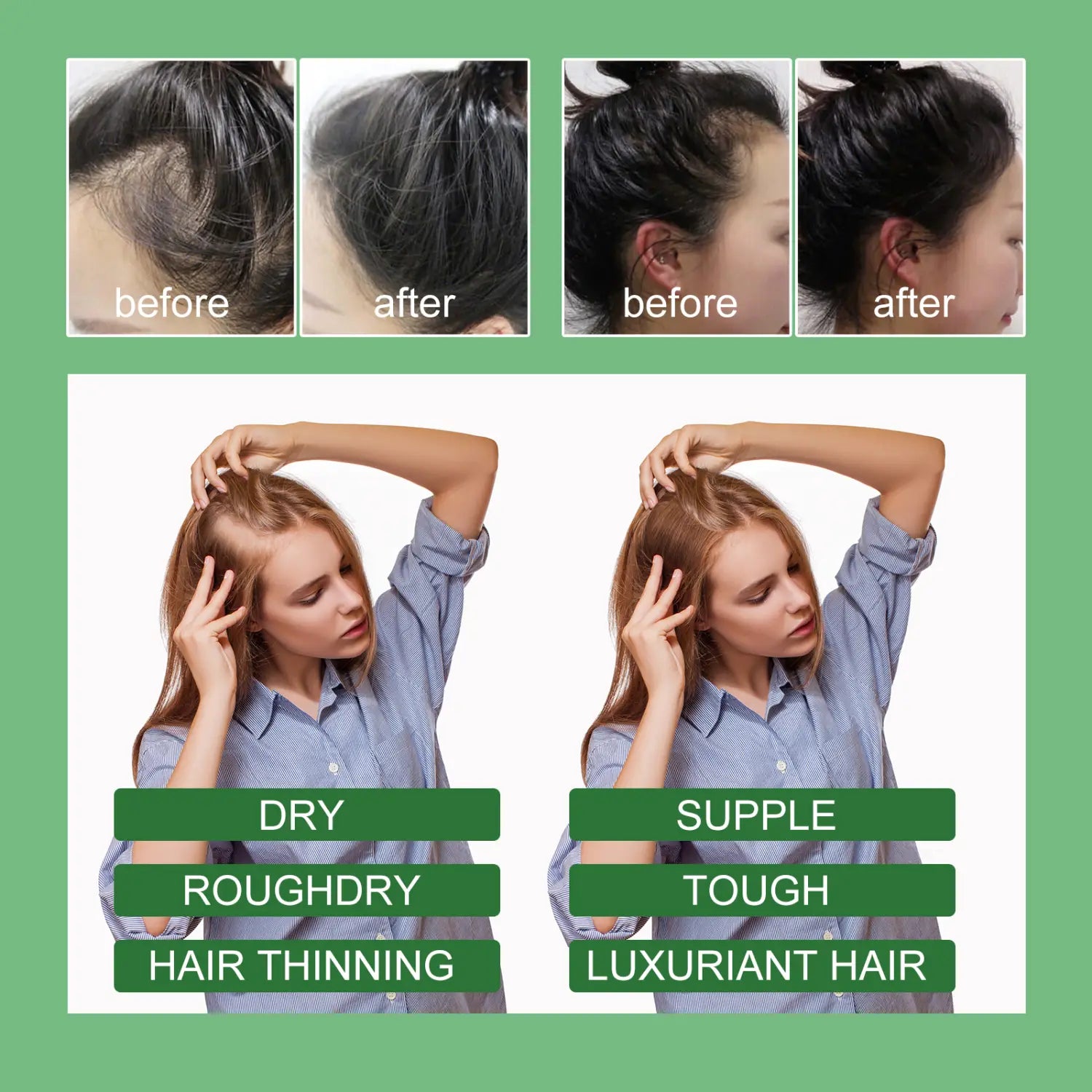Aceite esencial de romero para un cabello denso y fuerte