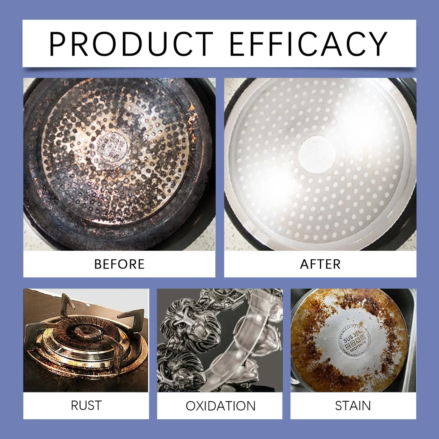 Jue-Fish Stainless Steel Polish Cleaning And Stain Removal Polishing Bright Gentle Maintenance Care Cleaner