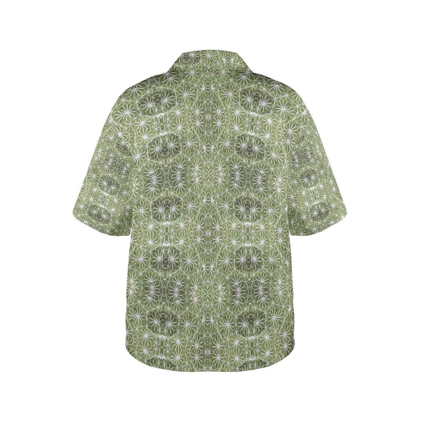 Women's All Over Print Hawaiian Shirt （Made in USA，Ships to USA Only） - Estalios