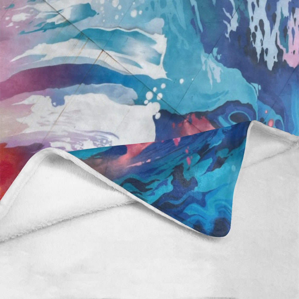 Ultra-Soft Micro Fleece Blanket 40" x 50" Made In USA