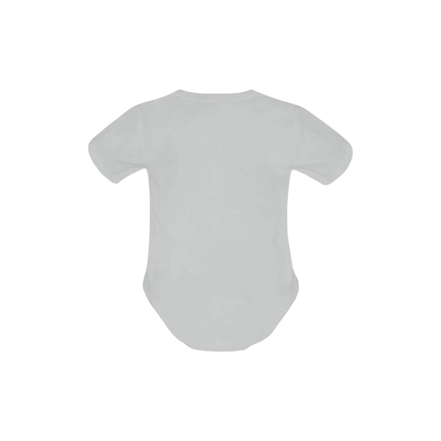 Baby Powder Organic Short Sleeve One Piece Model T28（One Side Printing） - Estalios