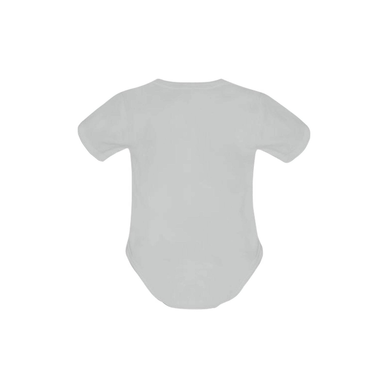Baby Powder Organic Short Sleeve One Piece Model T28（One Side Printing） - Estalios