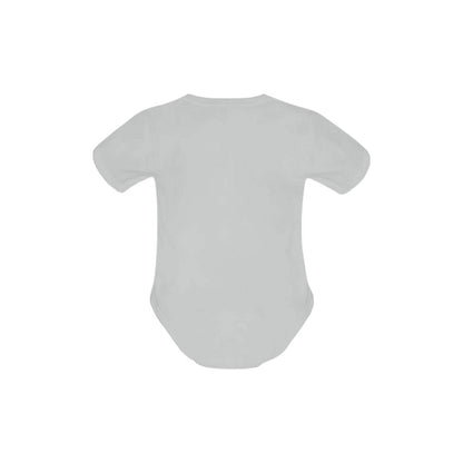 Baby Powder Organic Short Sleeve One Piece Model T28（One Side Printing） - Estalios