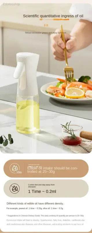 Oil sprayer bottle.